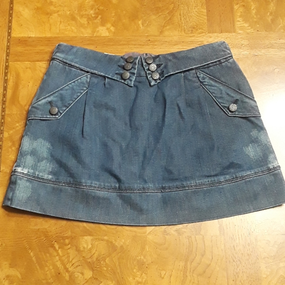 IKKS Girls Blue Denim Skirt.